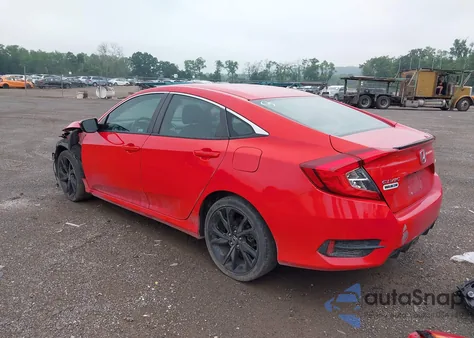 2019 Honda Civic Sport from USA, damaged, VIN 2HGFC2F87KH506712